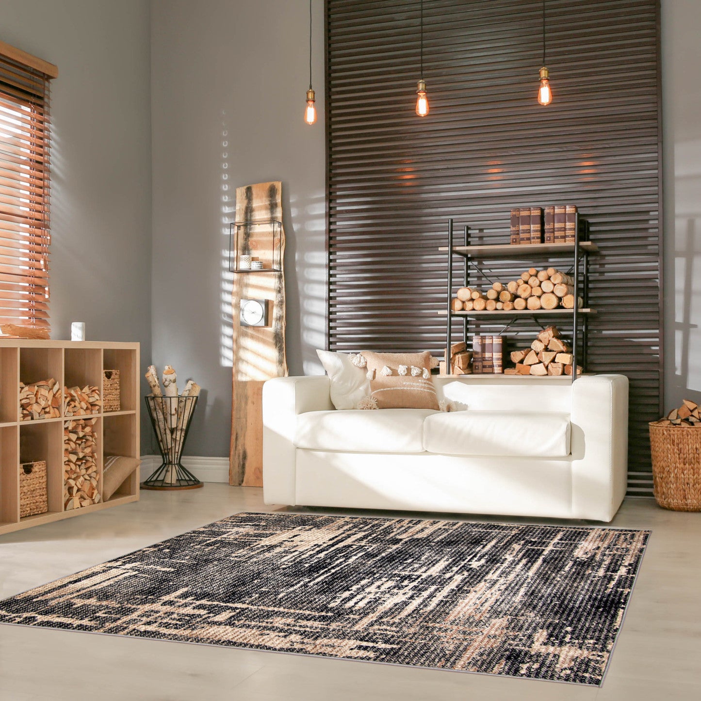 Abigail Grey 3'10 x 6'0 Area Rug|Tapis Abigail gris 3 pi 10 po x 6 pi 0 po|D86F9XY7