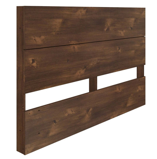 Tête de lit à panneau complet Nordika - Truffe | Tête de lit à panneaux Nordika pour lit double - truffe | D08H3Y5R