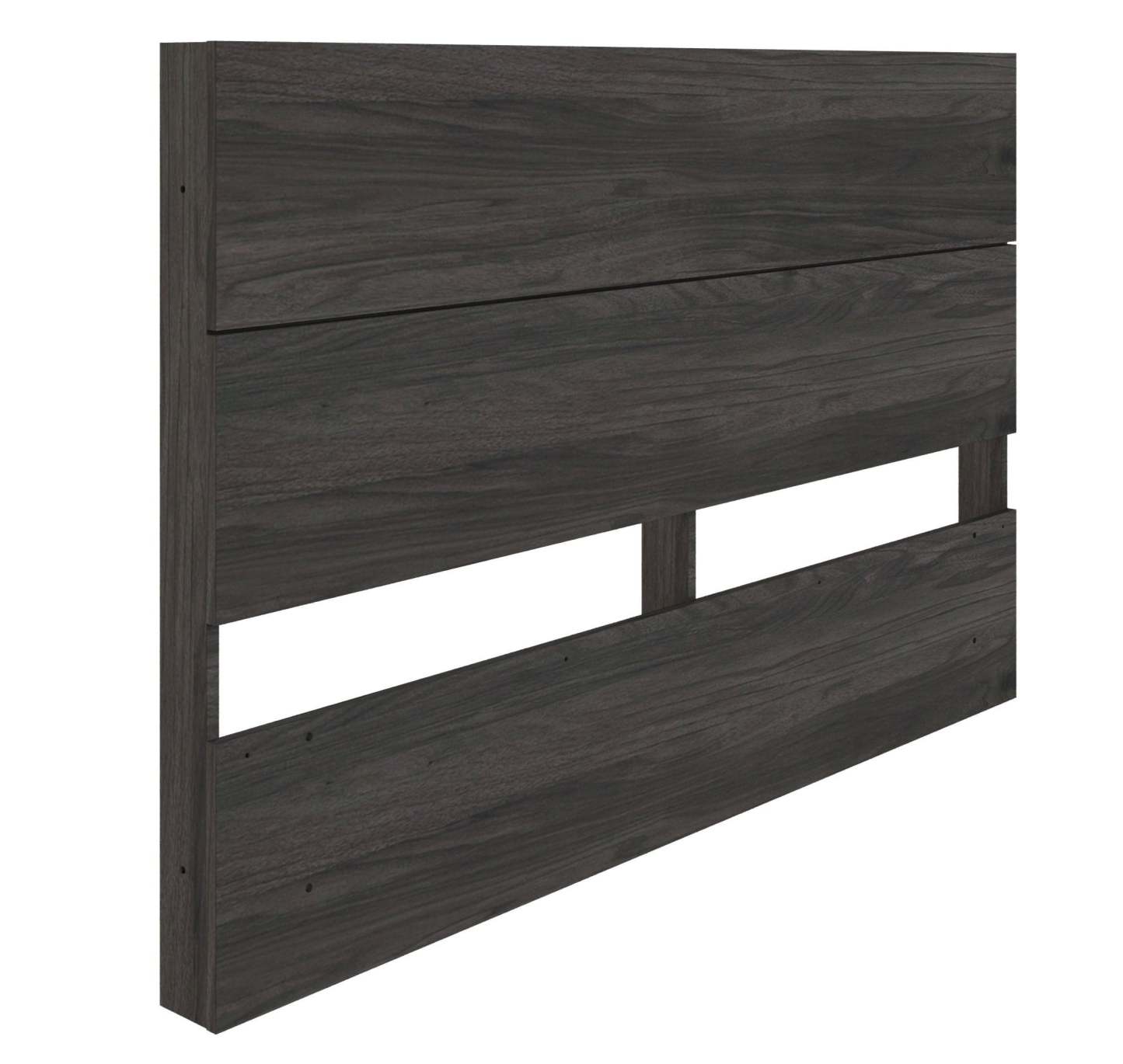 Tête de lit à panneau complet Nordika - Gris | Tête de lit à panneaux Nordika pour lit double - grise | D08HBFM2