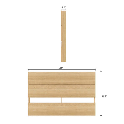Nordika Queen Panel Headboard - Natural Maple|Tête de lit à panneaux Nordika pour grand lit - érable naturel