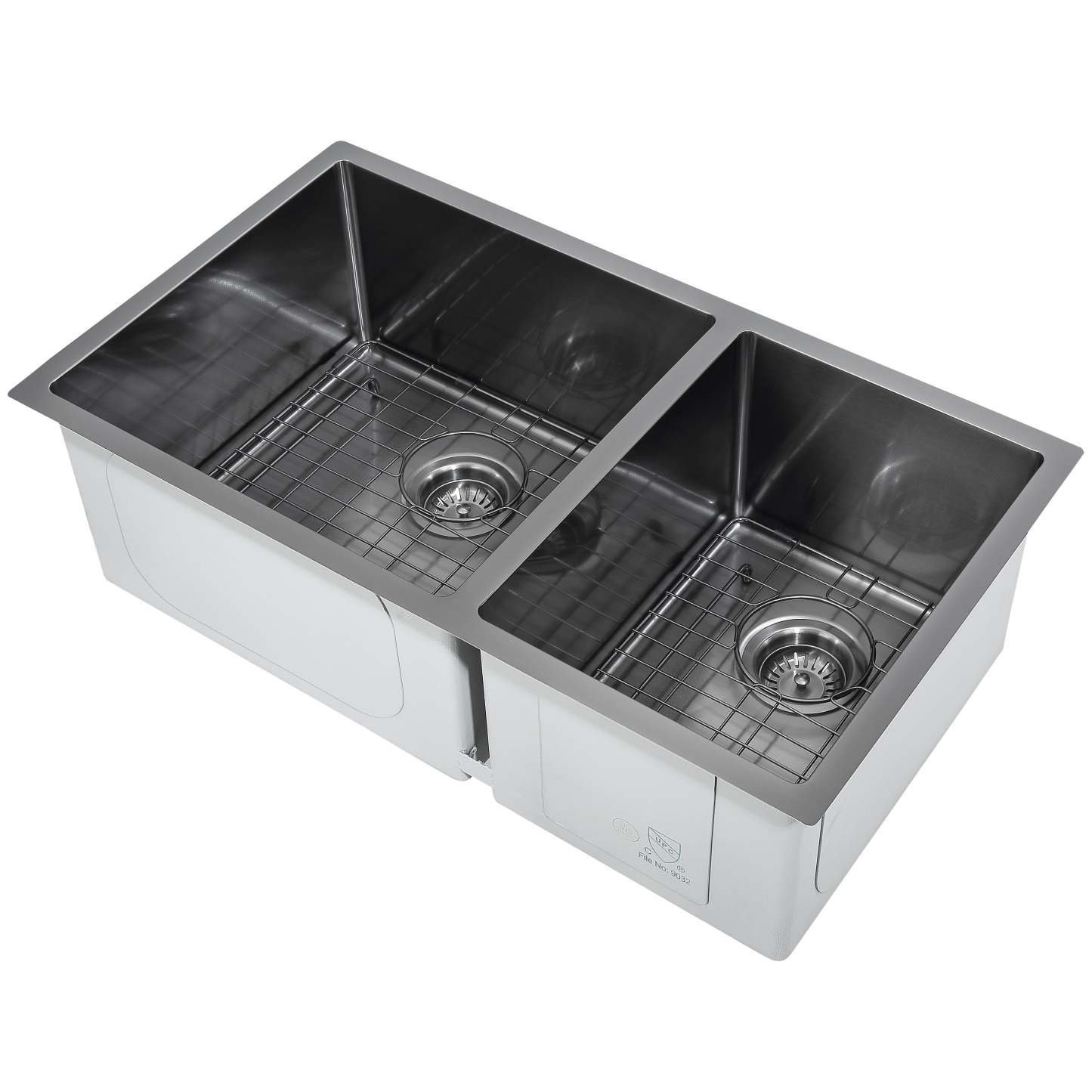 Ancona Prestige Series 32 60/40 Undermount Kitchen Sink - AN-3314|Évier de cuisine sous plan (60/40) Ancona de série Prestige de 32 po - AN-3314|D77G5UKC