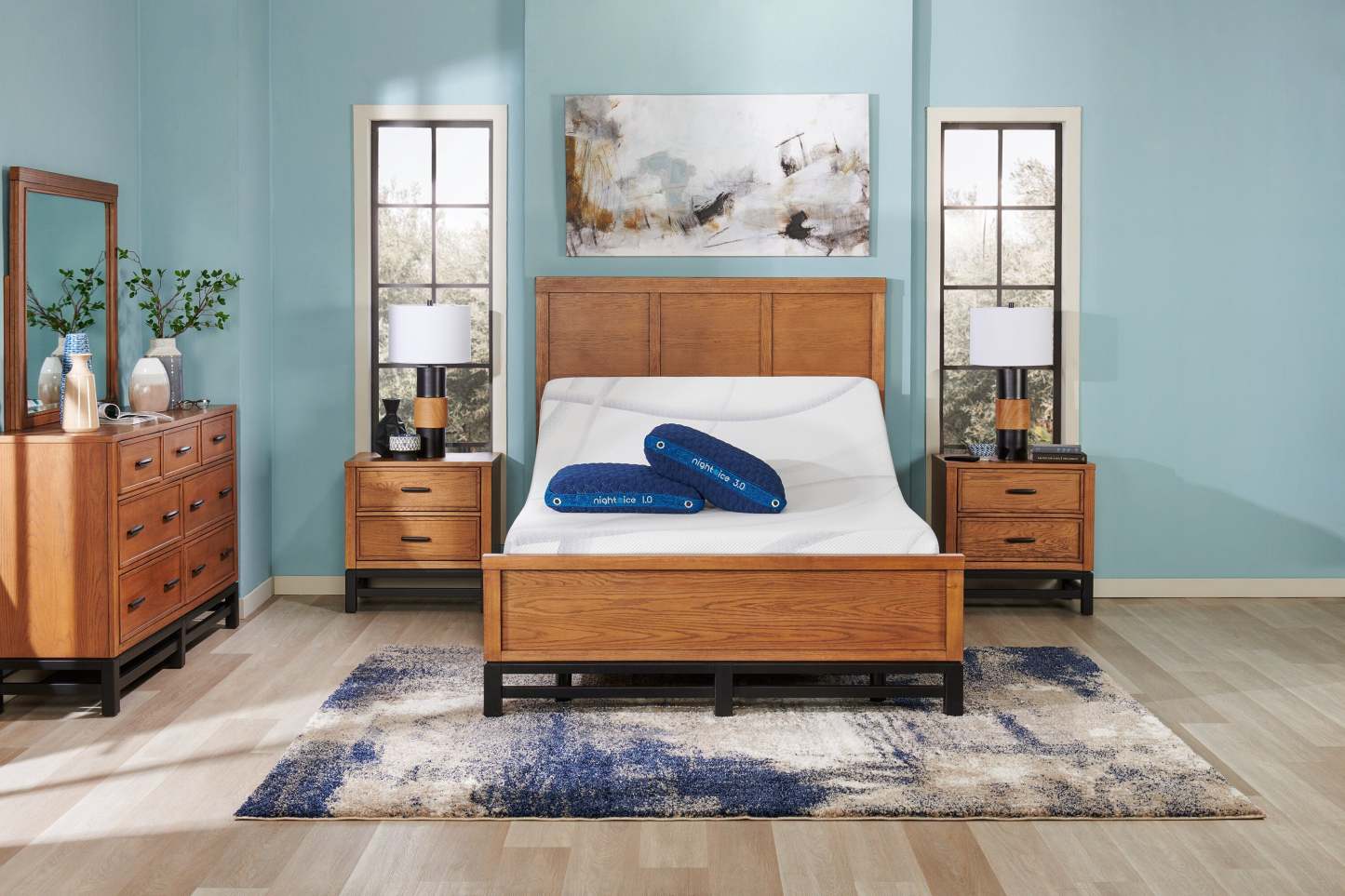 BEDGEAR Oreiller performant Night Ice 3.0 – Couchage latéral | Oreiller haute performance Night Ice 3.0 de BEDGEAR - pour dormeur sur le côté