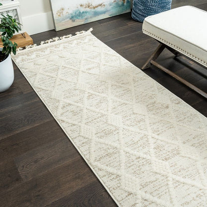 Quinto Rhombus Shag Area Rug - 2'7 x 8'|Carpette à poil long Quinto Rhombus - 2 pi 7 po x 8 pi