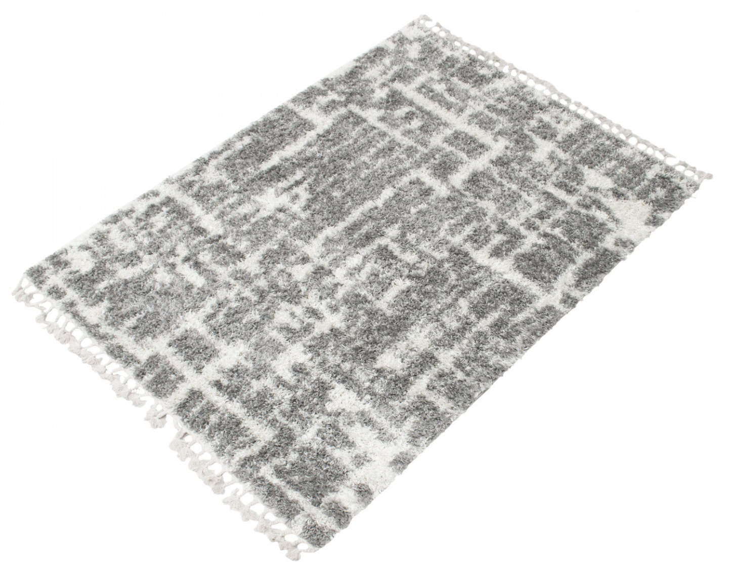 Helma Urban Cream, Tapis à poil long gris foncé 3 pi 11 po x 5 pi 11 po|Carpette à poil long Helma Urban gris foncé crème 3 pi 11 po x 5 pi 11 po|D86F5CY7