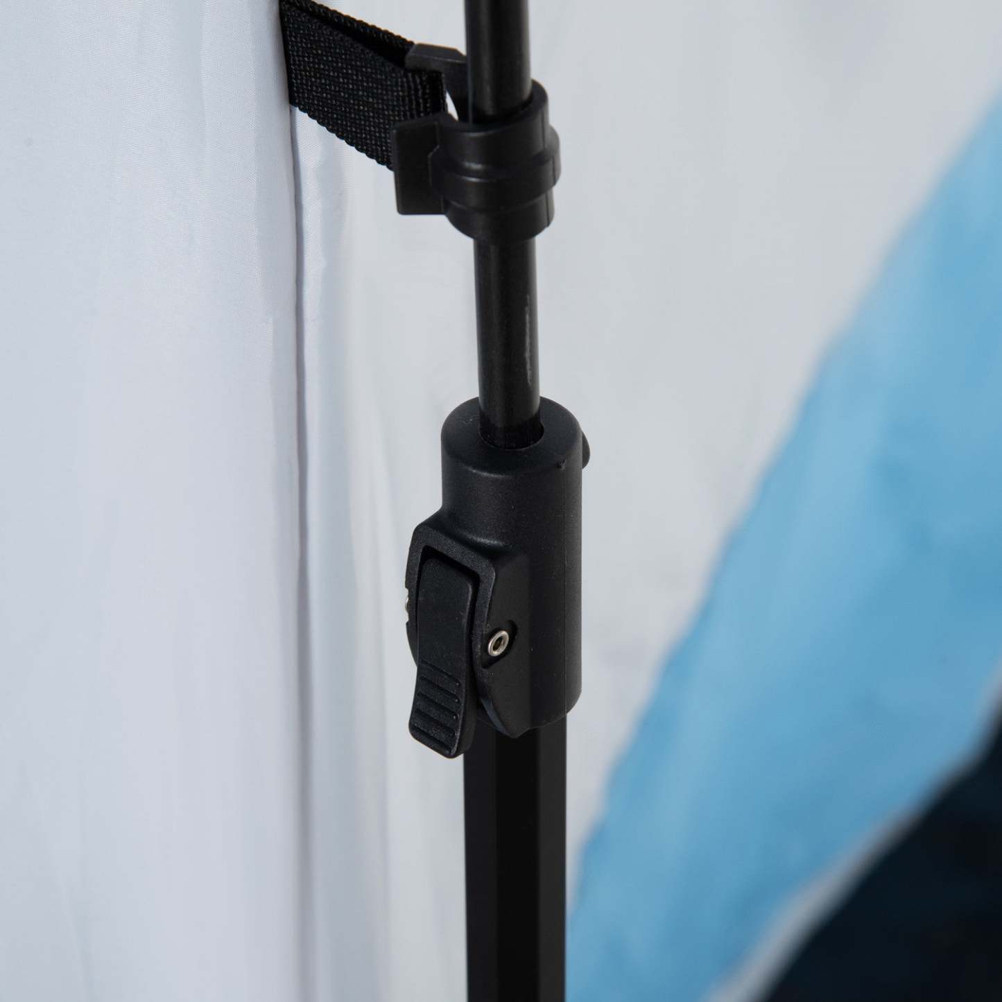 Outsunny Tente De Douche Pop Up, Abri D'intimité Portable Pour 2 Personnes, Cabine De Change Avec 2 Fenêtres, 3