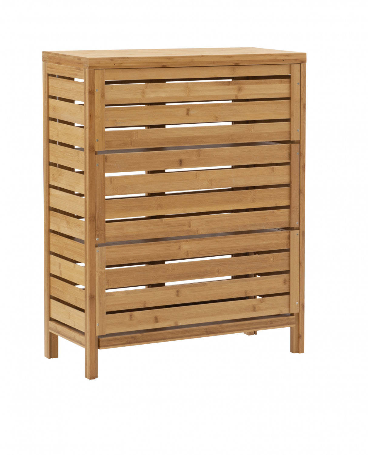 Bracken Bamboo 2-Door Floor Accent Cabinet - Naturel|Armoire décorative Bracken en bambou à 2 portes - naturelle