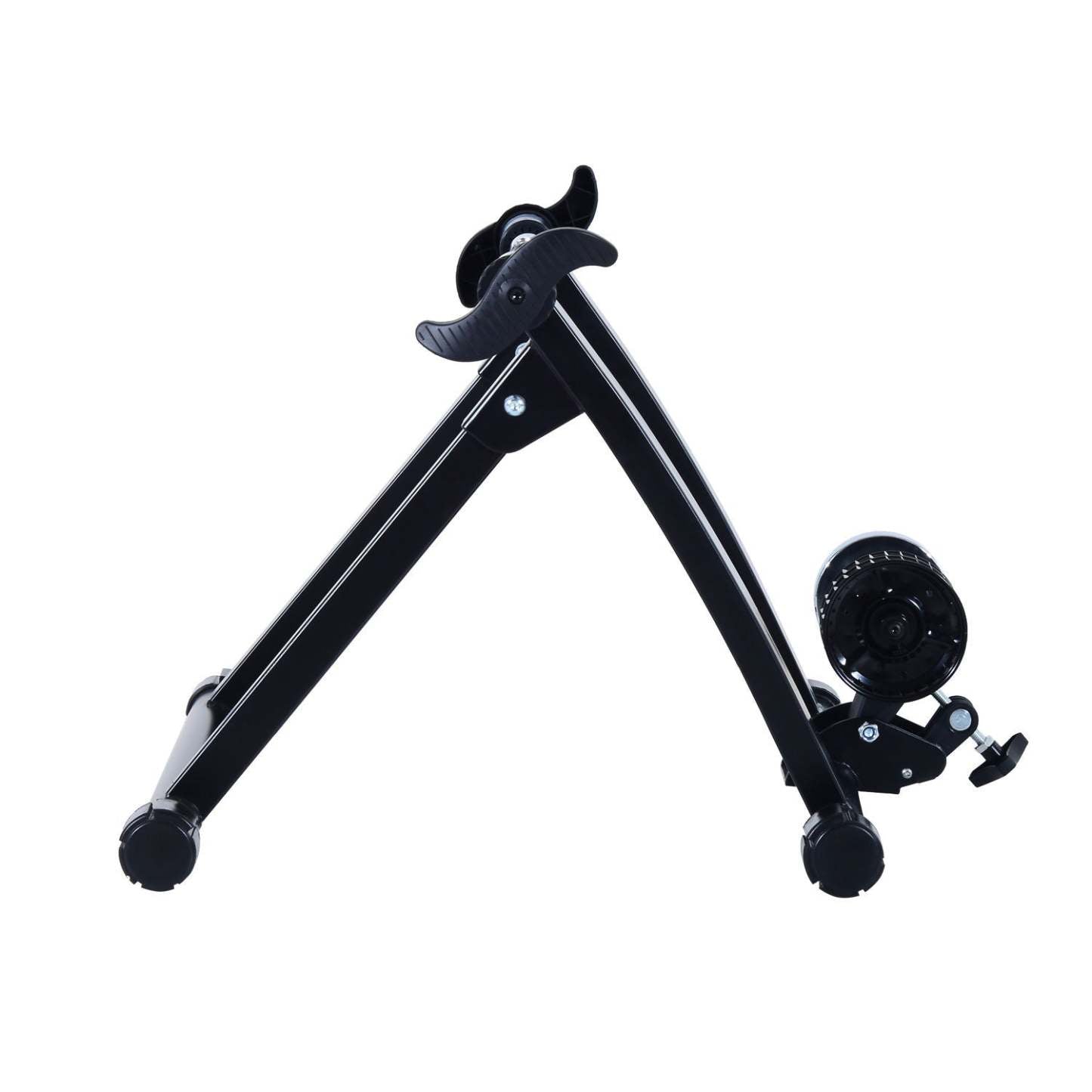 Soozier Velo D'interieur Velo D'exercice Trainer Support Stationnaire Ventilateur Pliant Turbo (noir