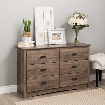 Salt Spring Kids 6-Drawer Dresser - Drifted Grey|Commode Salt Spring à 6 tiroirs pour enfants - gris délavé