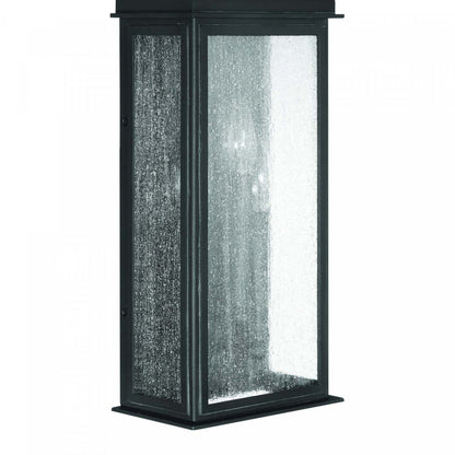 Madrid 3 Light Outdoor Wall Sconce, Black Lamp | Applique Murale D’exterieur Madrid A 3 lampes, Noir