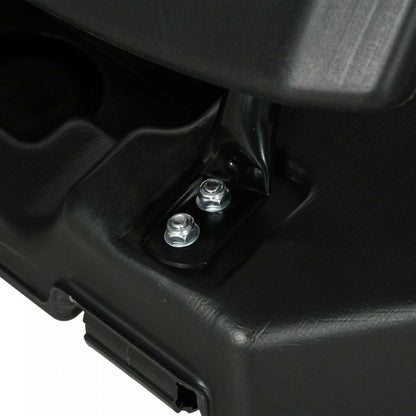 Soozier Panier de Basketball Portable Avec Roues, Base Lestée, 115.4-137.8