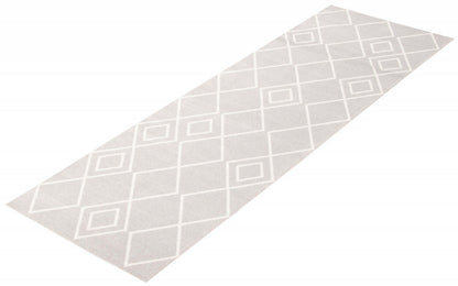 Tapis Kenza gris lavable en machine - 2'6 x 8'0|Carpette Kenza grise lavable à la machine - 2 pi 6 po x 8 pi 0 po|D86F8KNM