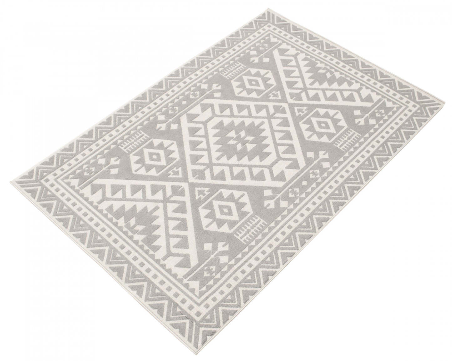 GaiaLight Grey 6'7 x 9'6 Area Rug|Carpette Gaia gris clair 6 pi 7 po x 9 pi 6 po|D86FNWQU