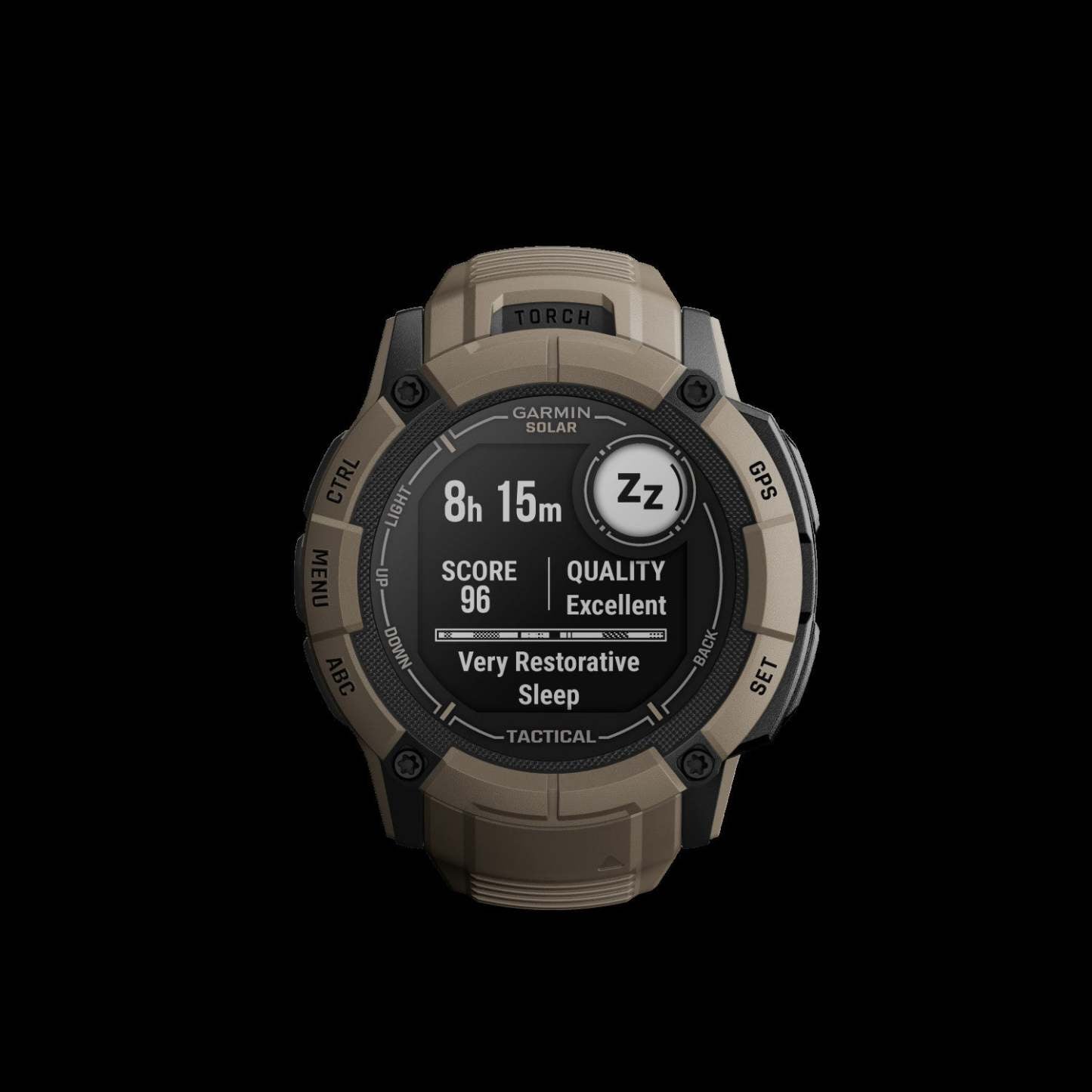 Garmin Instinct® 2x Solar Gps Montre Connectée - Suivi De La Santé Et De La Condition Physique Avec Multi-bande Gnss - Coyote T