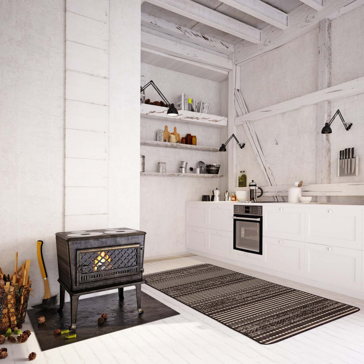 Tapis Wileen Chocolat - 4'4 X 6'5 |Carpette Wileen chocolat - 4 pi 4 po x 6 pi 5 po