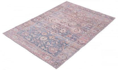 Tapis Boann grisebleue 5 pi 3 po x 8 pi 0 po