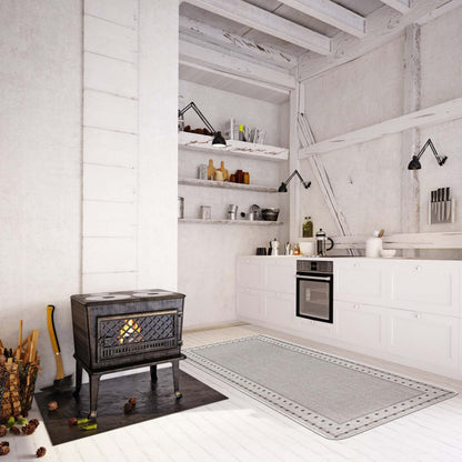 Tapis Clémentine Gris - 132 x 196 cm | Tapis Clémentine grise - 132 x 196 cm