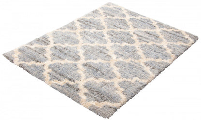 Tapis Dimity gris/bleu clair - 2,39 m x 3,10 m | D86FVDE7