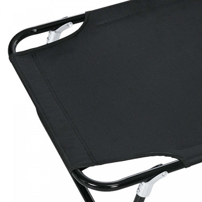 Lit de camping pliant Outsunny pour adultes, lit de sommeil portable en plein air.