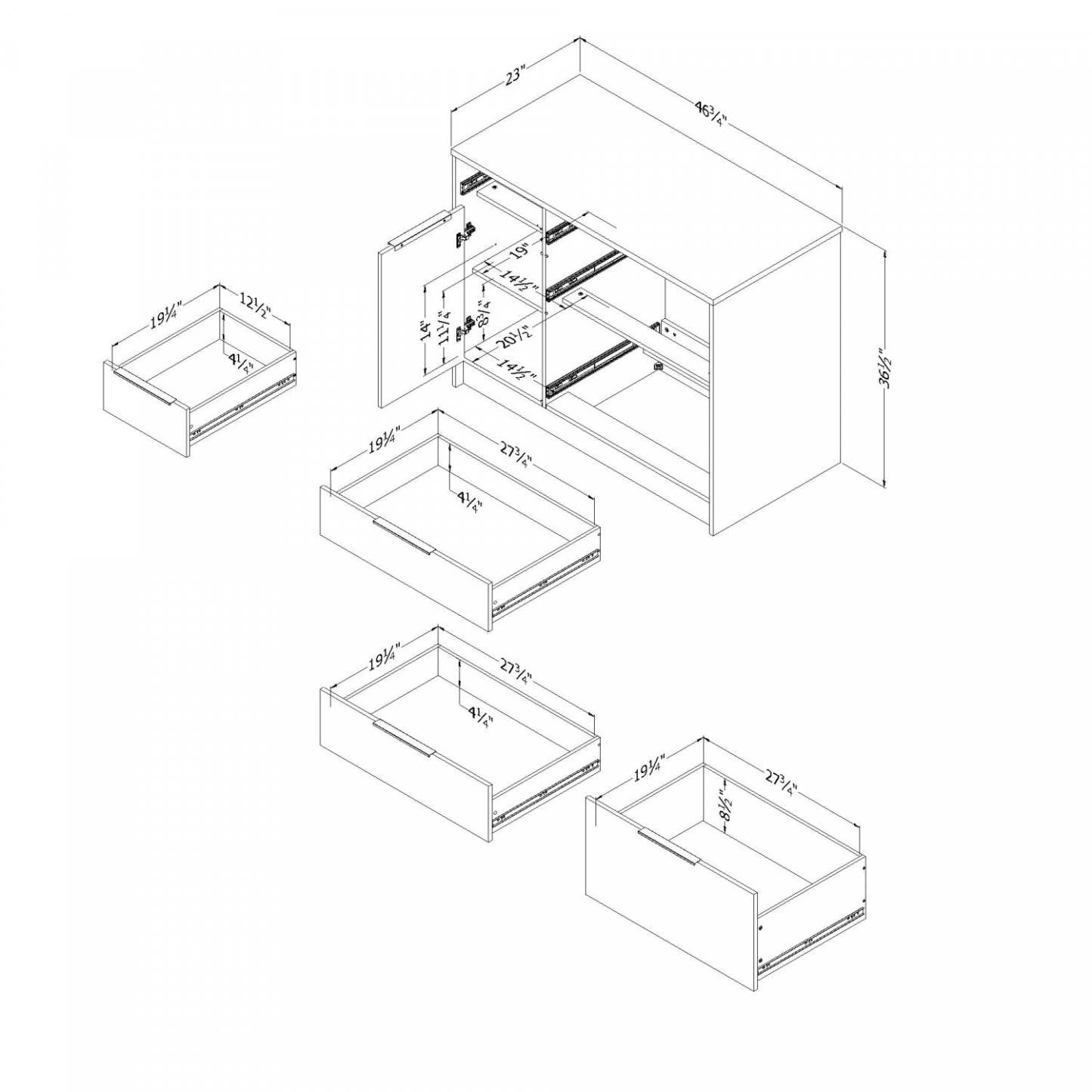 Olio Ilot De Cuisine Avec Porte Et Tiroirs - Noir Mat Et Faux Marbre Blanc | Olio Kitchen Island With Door And Drawers - Matte Black And Faux White Marble