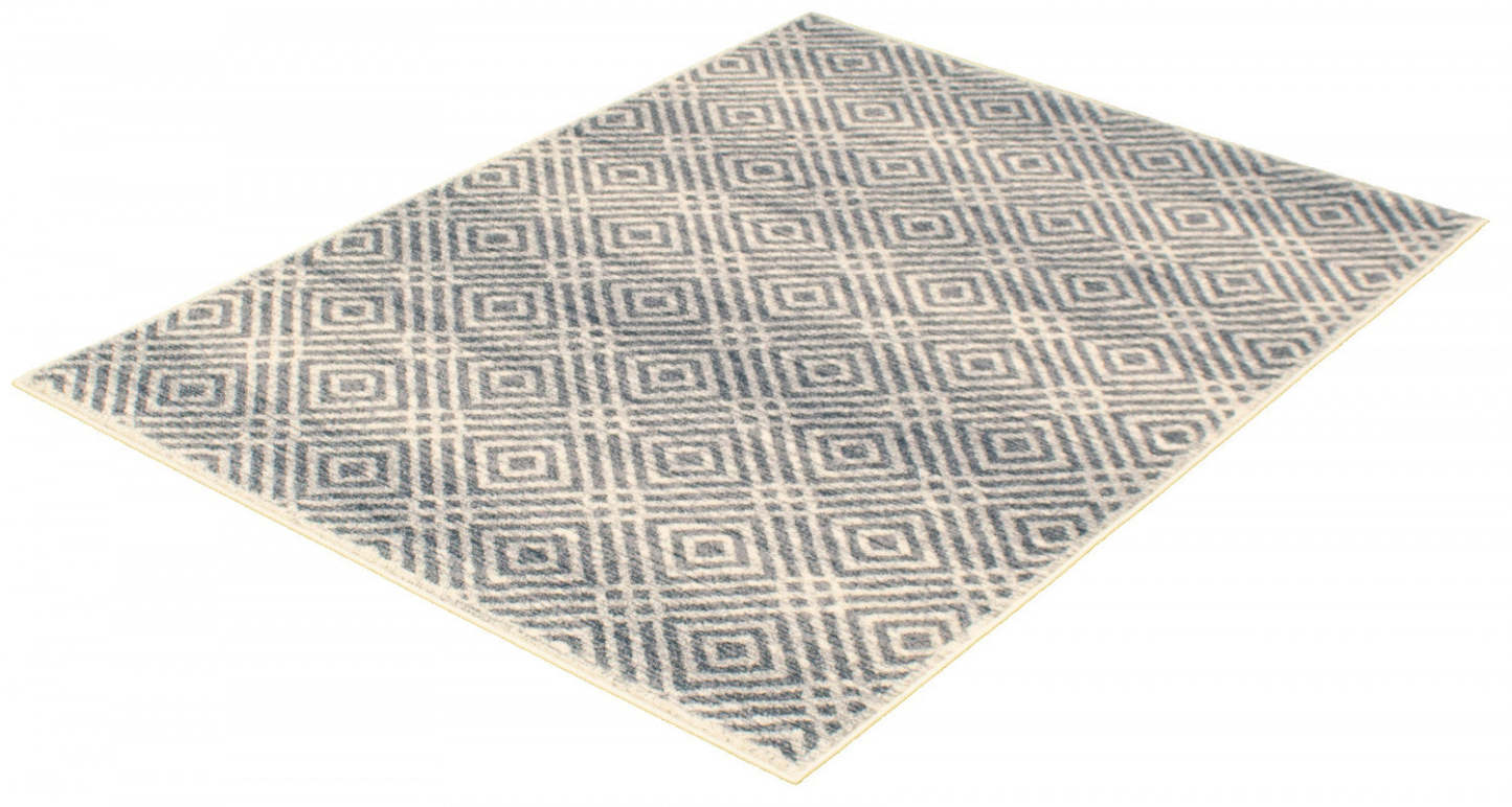 Tapis Electra Silver-Prol - 5'3 x 7'3|Tapis Electra argent-couleur pétrole - 5 pi 3 po x 7 pi 3 po| D2BYMI80