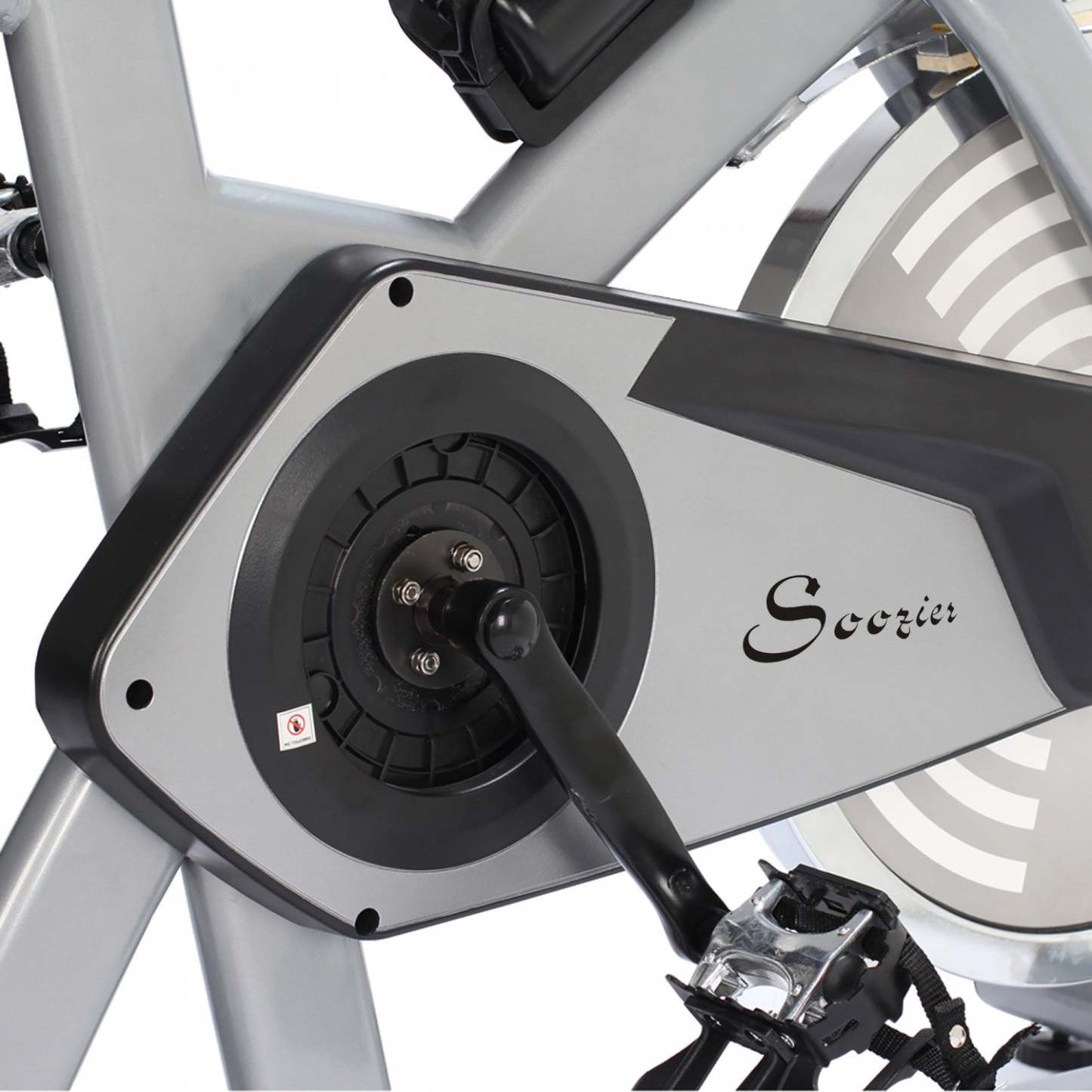 Soozier Velo D'exercice Vertical, Machine De Fitness A Domicile, Équipement Avec Résistance Ajustable