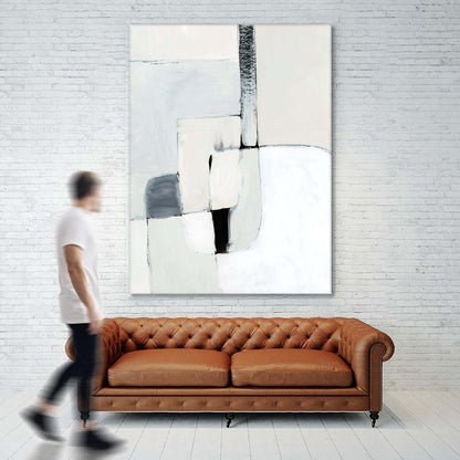 Œuvre d'art murale géante « Soft Spoken I » 72 x 54