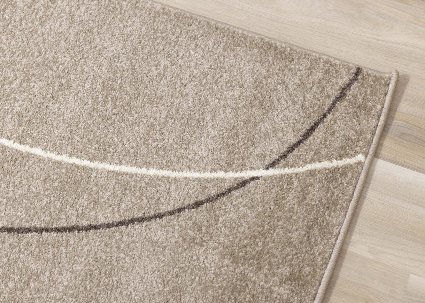 Carpette Charlotte à motif géométrique abstrait - 6 pi 7 po x 9 pi 6 po