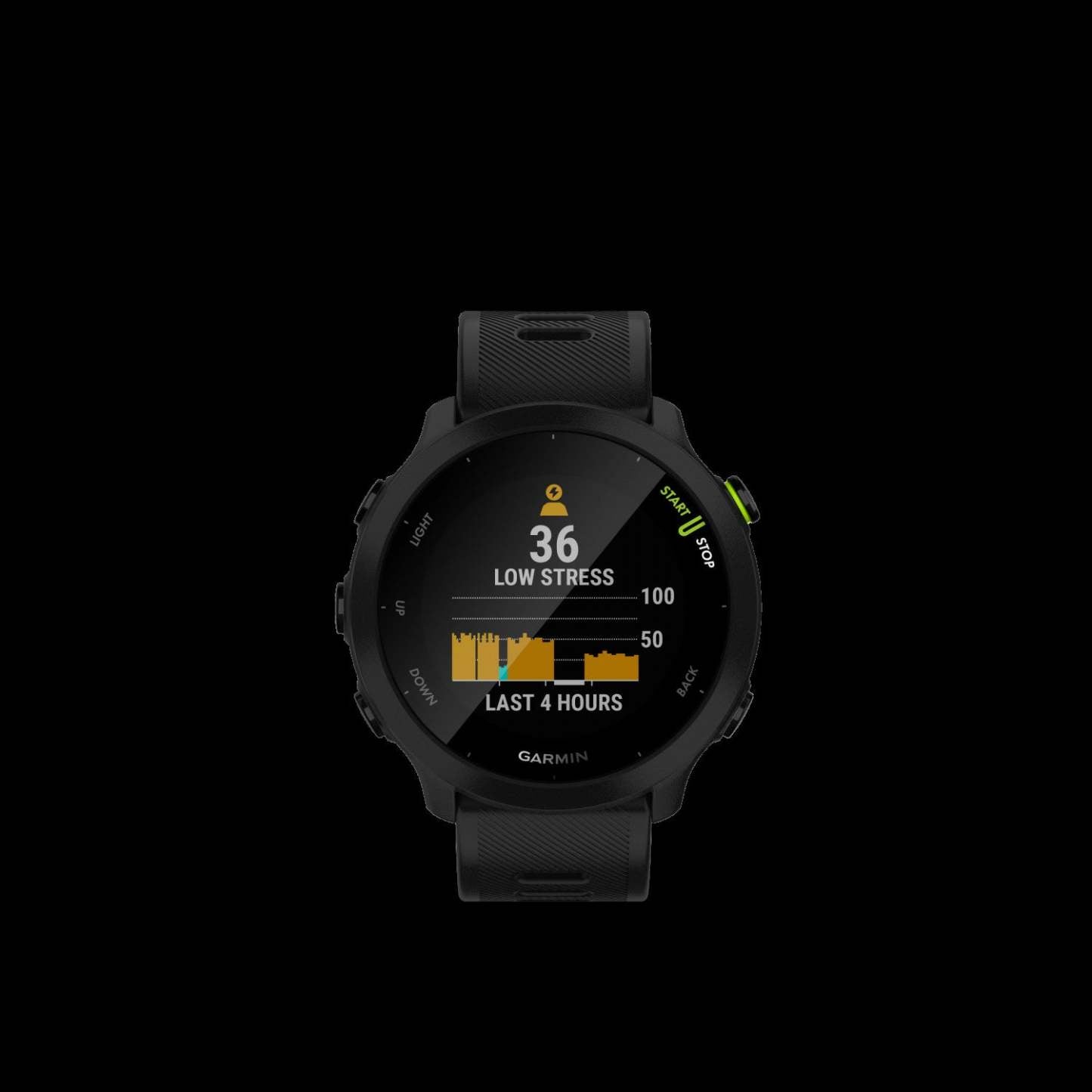 Garmin Forerunner® 55 Montre De Course Gps Intelligente - Suivi Des Sports Et De La Condition Physique, Résistante À L'eau - Noir