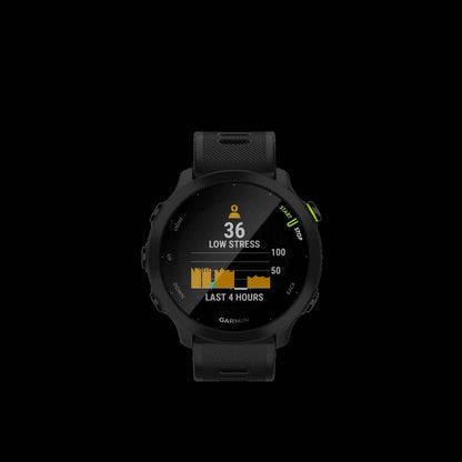 Garmin Forerunner® 55 Montre De Course Gps Intelligente - Suivi Des Sports Et De La Condition Physique, Résistante À L'eau - Noir