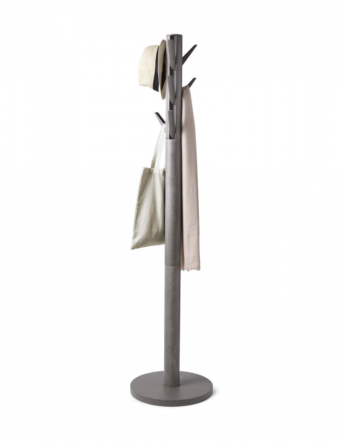 Umbra Modern Wood Flapper Coat Rack - Gris|Portemanteau moderne Flapper de Umbra en bois - gris