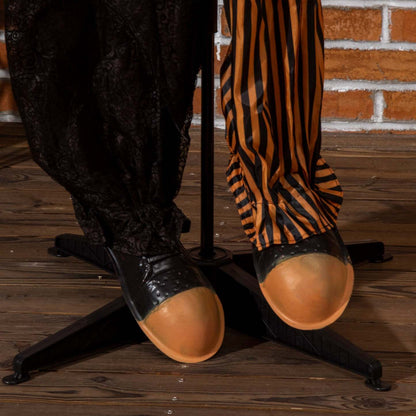 Outsunny Clown Animatronic Prop W/ Light Up Eyes, Pour Fête|Homcom Accessoire Animatronique De Clown Avec Yeux Lumineux, Pour Fête