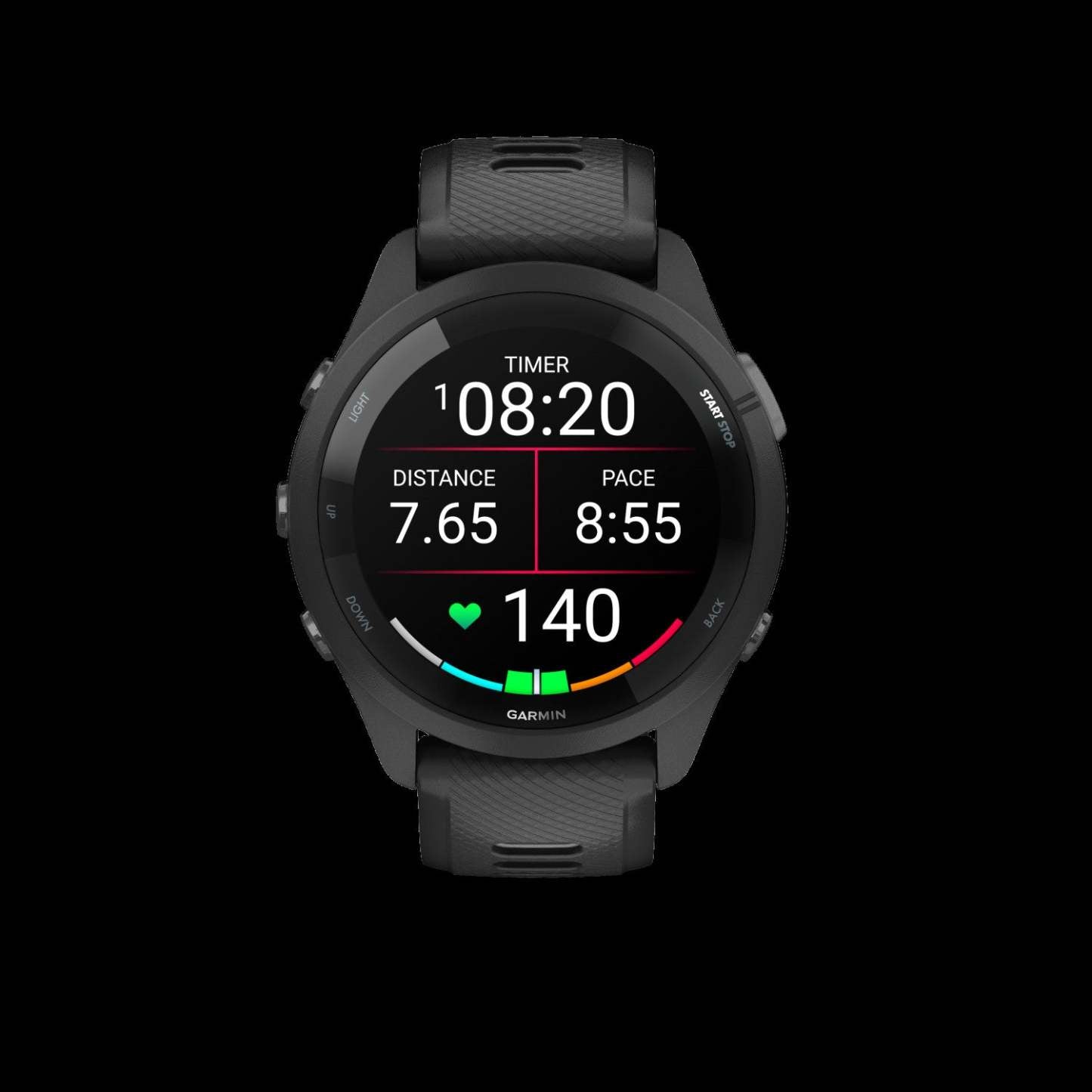 Garmin Forerunner® 265 Montre Gps Intelligente - Suivi De Fitness Avec Gps Multi-bande - Noir