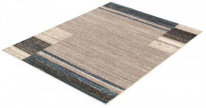 Aya gris-bleu tapis d'aire - 5 pi 3 po x 7 pi 3 po|Carpette Aya gris-bleu - 5 pi 3 po x 7 pi 3 po| D26RY22T