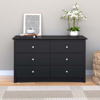 Jade Kids 6-Drawer Dresser - Black|Commode Jade à 6 tiroirs pour enfants - noire