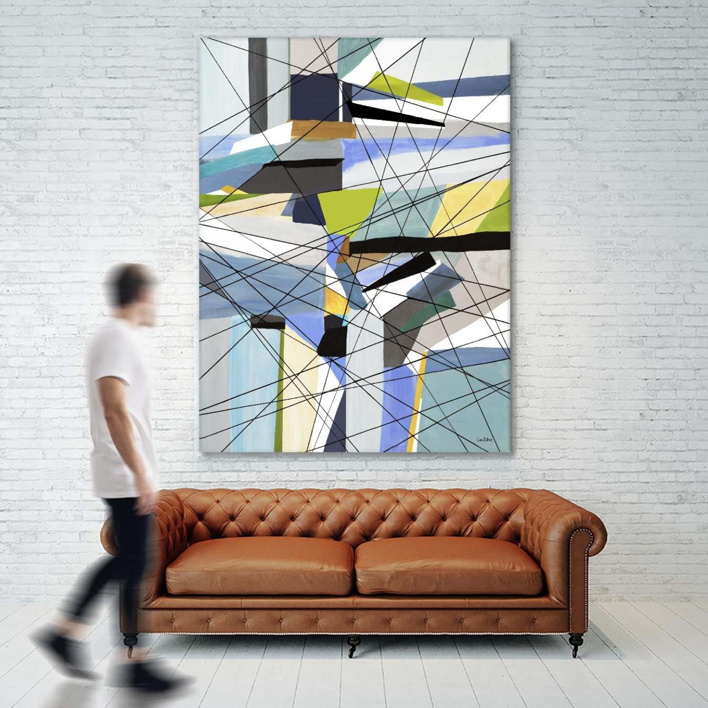 Sidewalkcafe Giant Art 72x54 Wall Art|Œuvre d'art murale Giant Art « Sidewalkcafe » 72 x 54