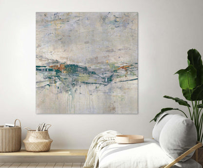 Œuvre d'art murale géante « Broken Road III » 54 x 54