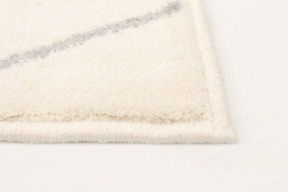 Tapis August blanc-gris 6'7 x 9'6 | D86FYI62