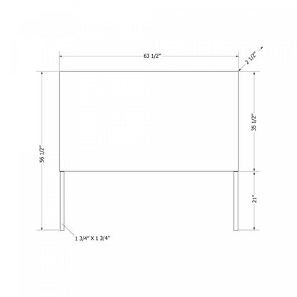 Lilak Rattan Headboard - White Washed|Tête de lit Lilak en rotin - blanc délavé