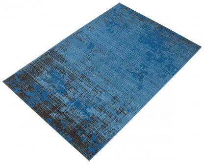 Tapis Janaki Bleu 6'7 x 9'6|Carpette Janaki bleue 6 pi 7 po x 9 pi 6 po|D86F6Y9L