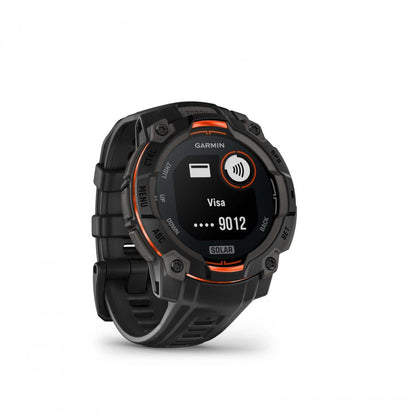 Garmin Instinct 3 Montre Connectée GPS 45 Mm - Spécifications Militaires Robustes 810, Solaire, Boussole, Altimètre Barométrique