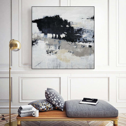 Big Bonanza Canvas Framed Black 20x20 Wall Art|Œuvre d'art murale sur toile encadrée noire « Big Bonanza » 20 x 20