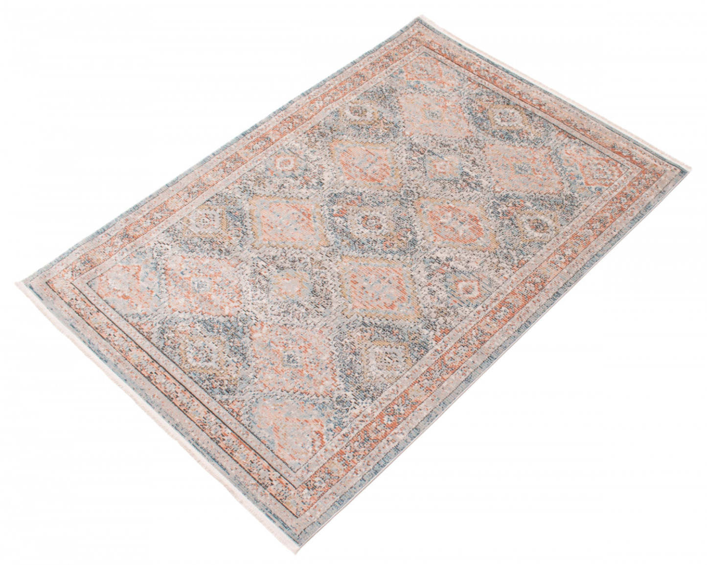 Tapis Leandra Cuivré/bleu 8'0 X 10'0 Tapis|Carpette Leandra cuivrée/bleue 8 pi 0 po x 10 pi 0 po|D86F7CYS