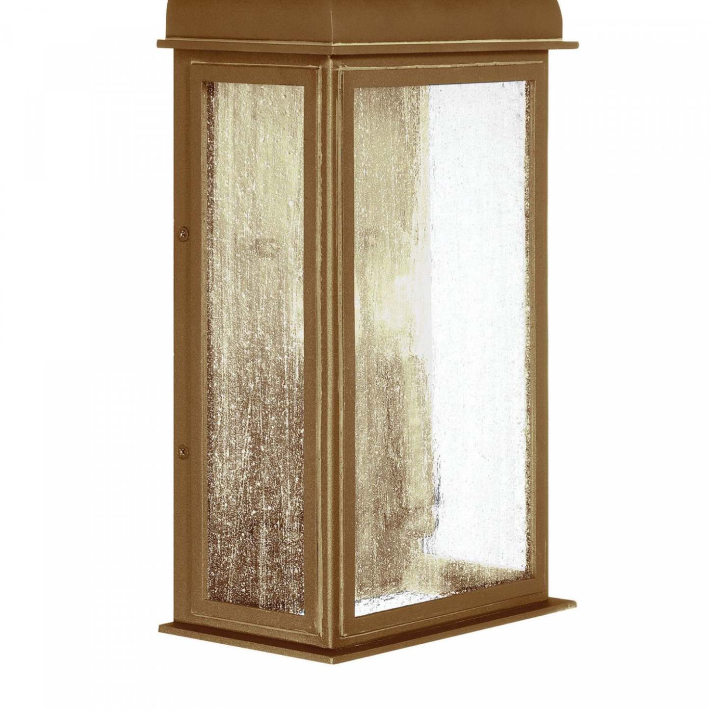 Madrid 2 Light Outdoor Wall Sconce, Weathered Brass Lamp | Applique Murale D’exterieur Madrid A 2 lampes, Laiton Vieilli