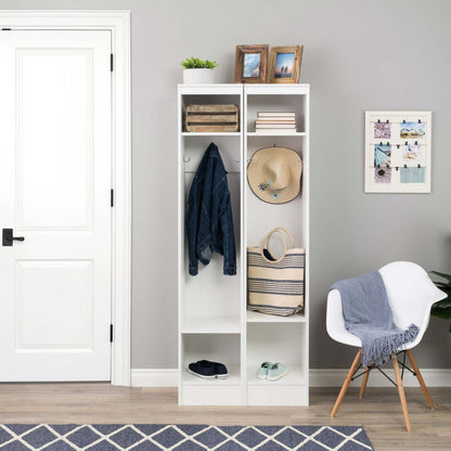 Narrow Entryway Organizer - White|Meuble étroit pour organiser l'entrée - blanc