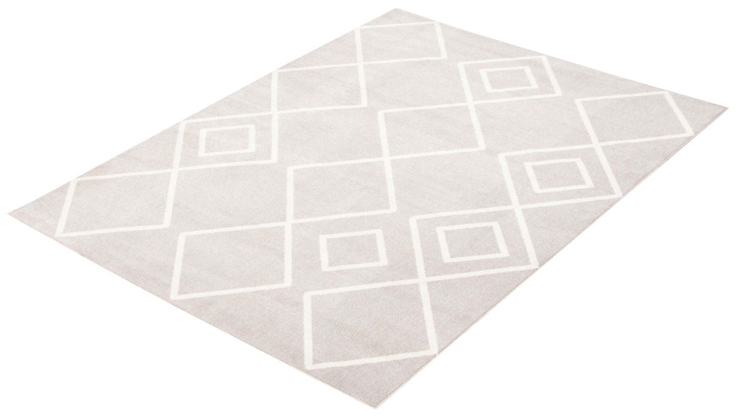 Tapis Kenza gris lavable en machine - 6'0 x 9'0|Carpette Kenza grise lavable à la machine - 6 pi 0 po x 9 pi 0 po|D86FLK8H