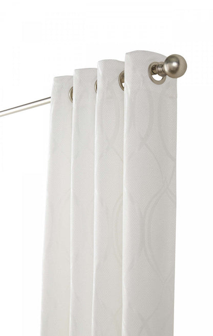Panneau de rideau assombrissant à œillets Infini blanc de Thermalogic - 52 x 84