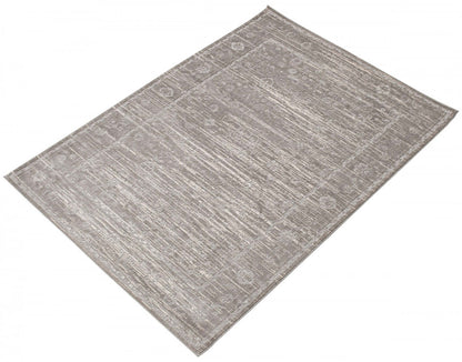 Carpette Shaleigh grise 3 pi 11 po x 5 pi 11 po|Shaleigh Grey Rug 3'11 X 5'11 Area Rug|D86FLBYB