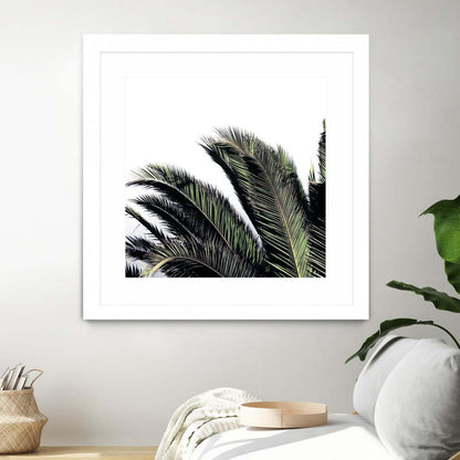 Cape Storm Matted and Framed White 30x30 Wall Art|Œuvre d'art murale encadrée blanche et mate « Cape Storm » 30 x 30