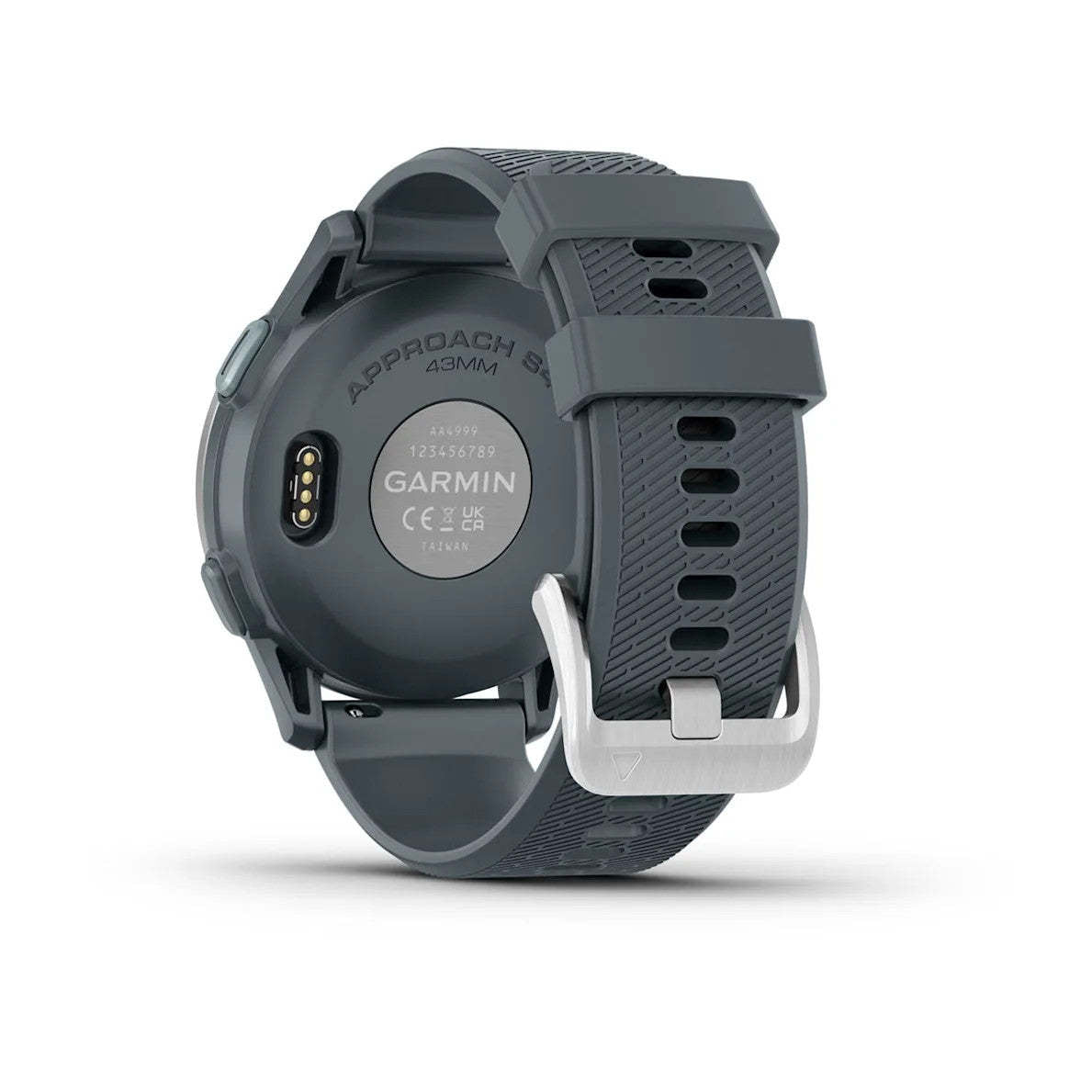 Garmin Approach S44 Amoled Montre Connectée de Golf - GPS, 43 000 Parcours Préchargés | Lunette en Aluminium Argent