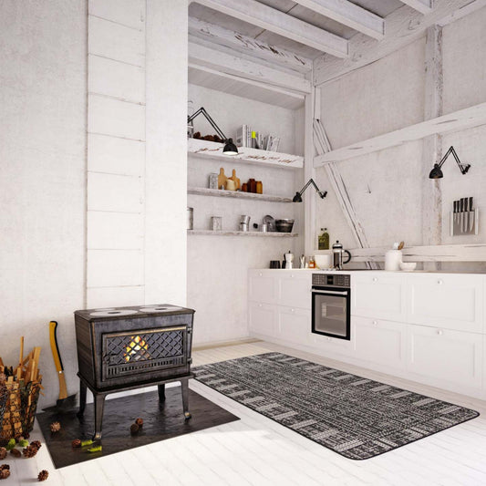 Carpette Joni noire - 2 pi 2 po x 6 pi 7 po